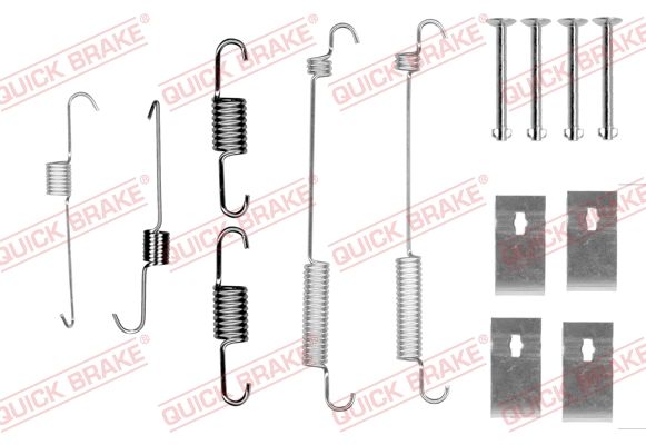 QUICK BRAKE 105-0846 - Zubehörsatz, Bremsbacken