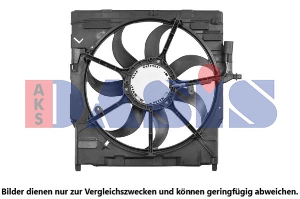 AKS DASIS 058100N - Lüfter, Motorkühlung