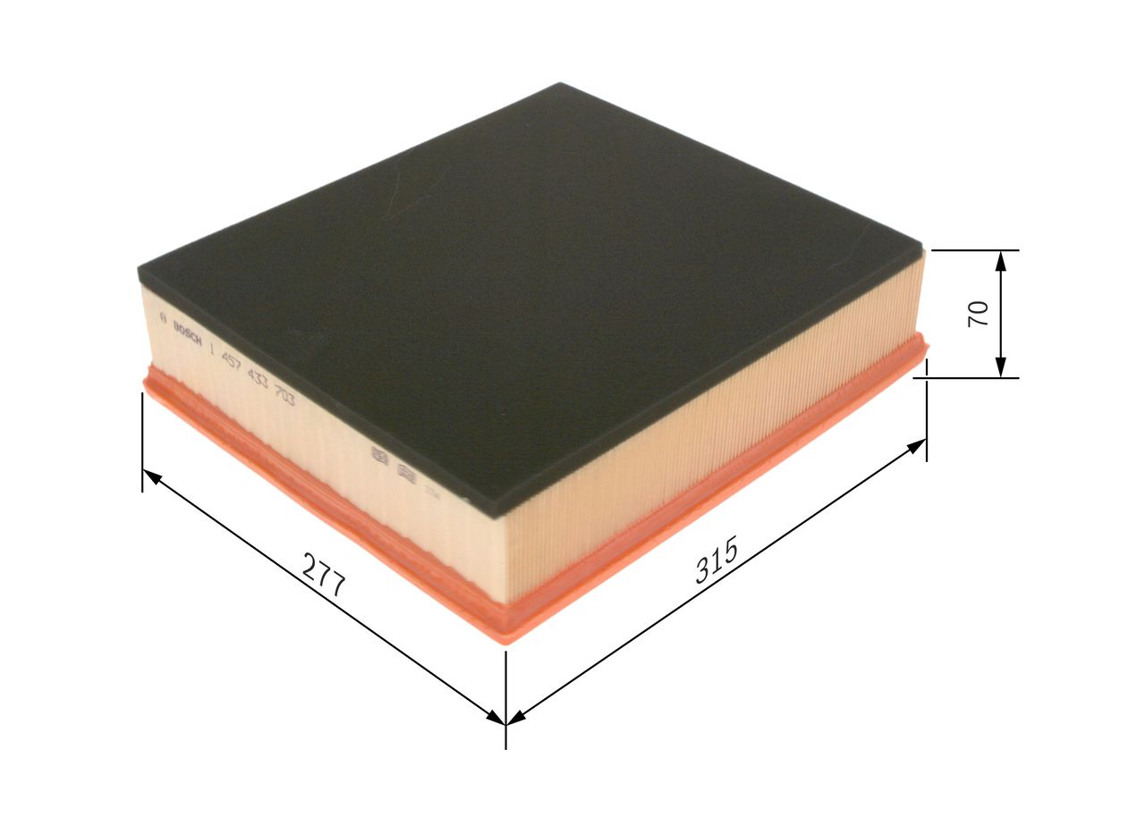 BOSCH 1 457 433 703 - Luftfilter