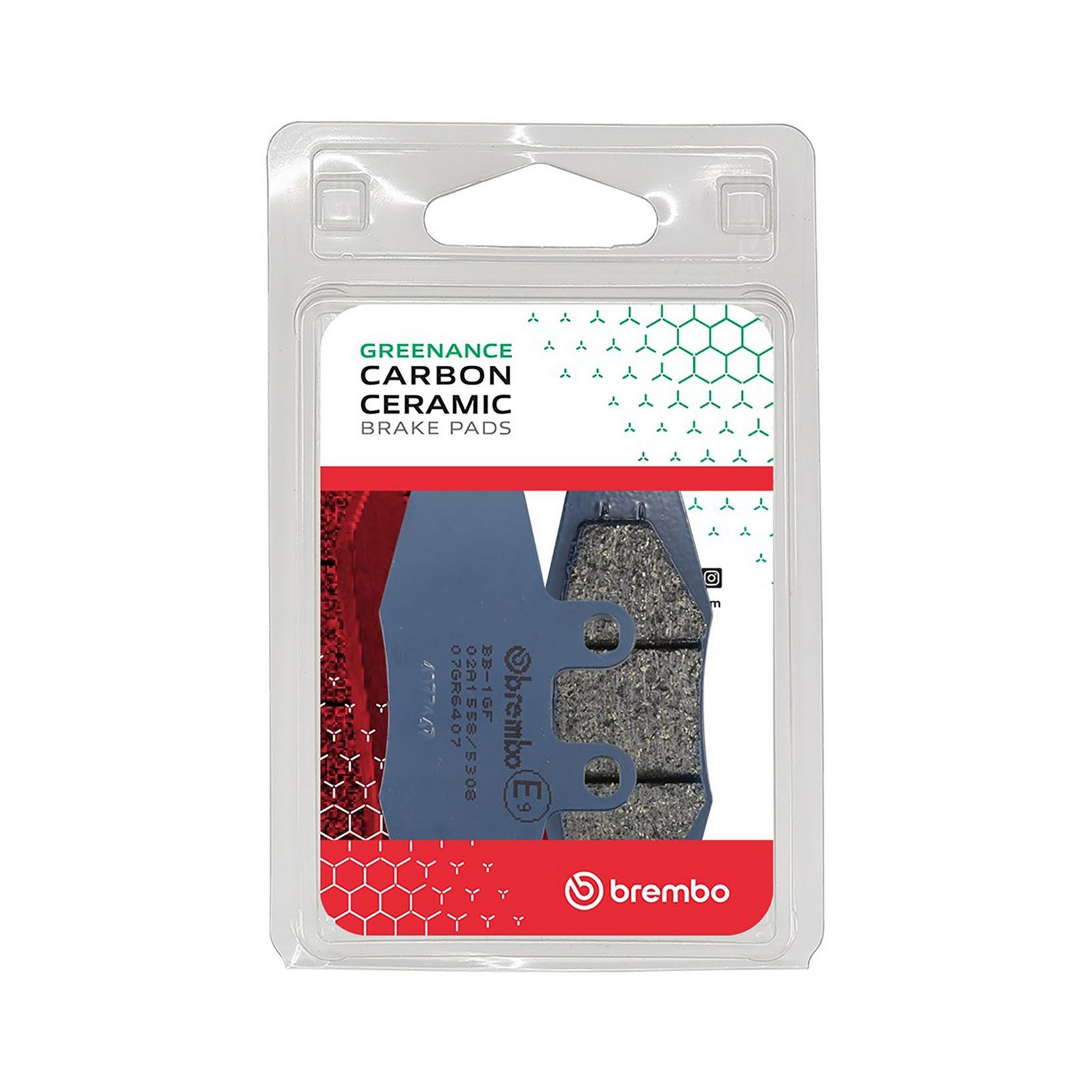 BREMBO 07GR6407 - Bremsbelagsatz, Scheibenbremse