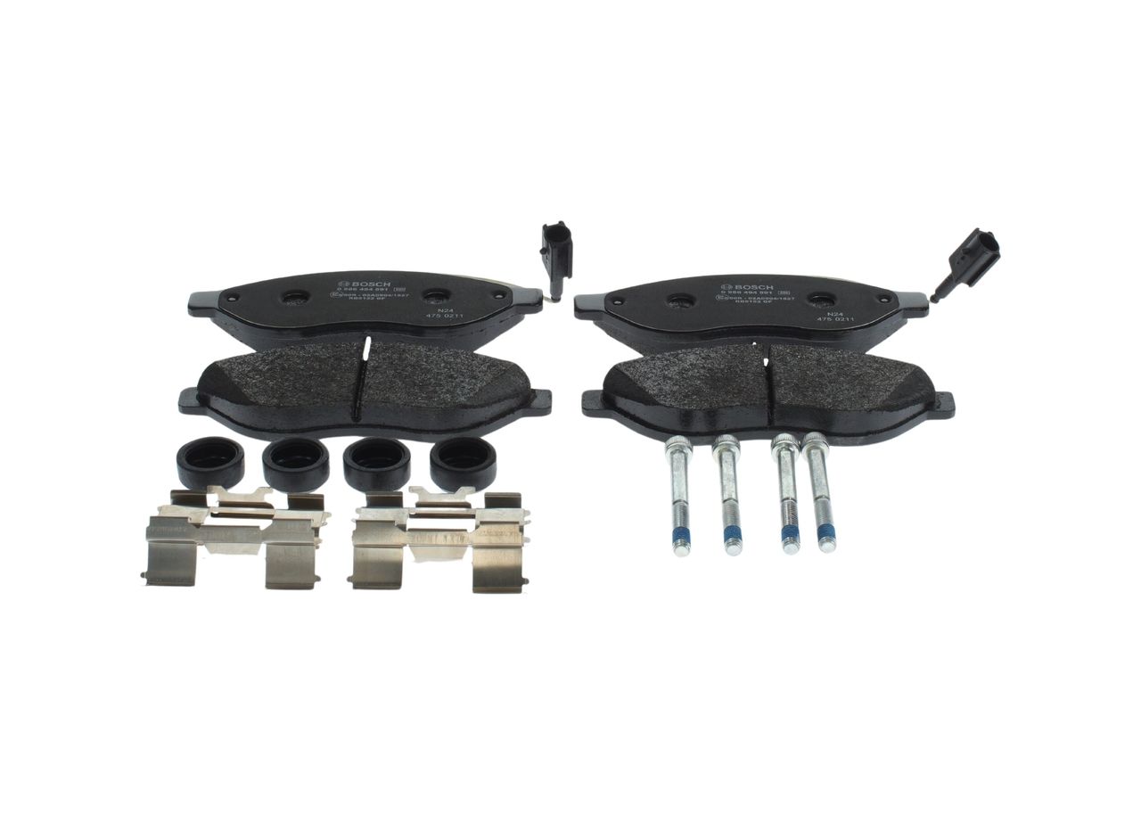 BOSCH 0 986 494 591 - Bremsbelagsatz, Scheibenbremse