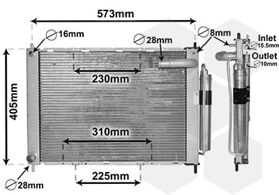 VAN WEZEL 1300M370 - Kühlmodul