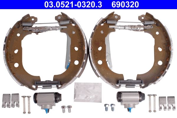 ATE 03.0521-0320.3 - Bremsbackensatz