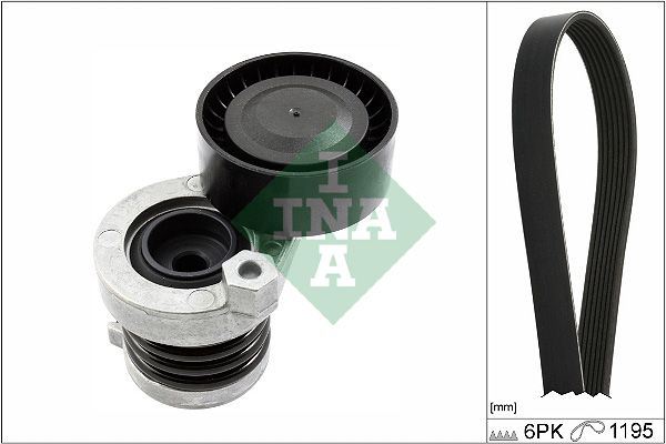 Schaeffler INA 529 0339 10 - Keilrippenriemensatz