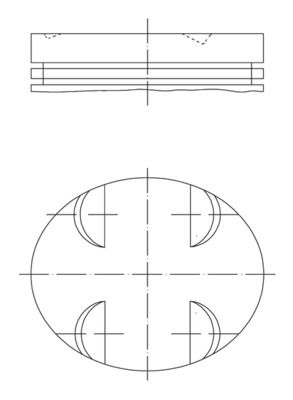 MAHLE 005 24 00 - Kolben