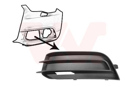 VAN WEZEL 0301591 - Lüftungsgitter, Stoßfänger