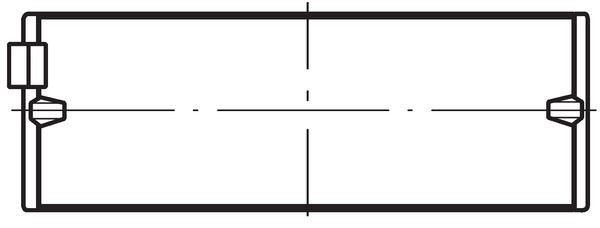 MAHLE 001 HL 10267 000 - Kurbelwellenlagerschale