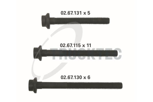 TRUCKTEC AUTOMOTIVE 02.67.132 - Zylinderkopfschraubensatz