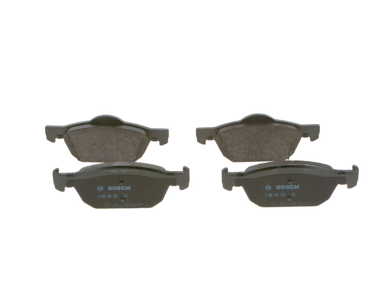 BOSCH 0 986 494 383 - Bremsbelagsatz, Scheibenbremse