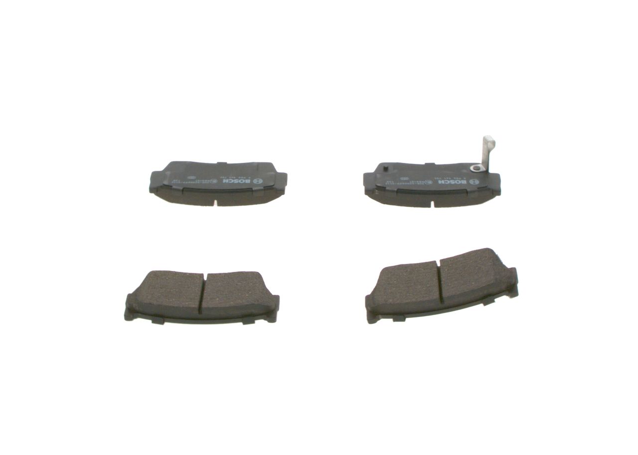 BOSCH 0 986 461 750 - Bremsbelagsatz, Scheibenbremse