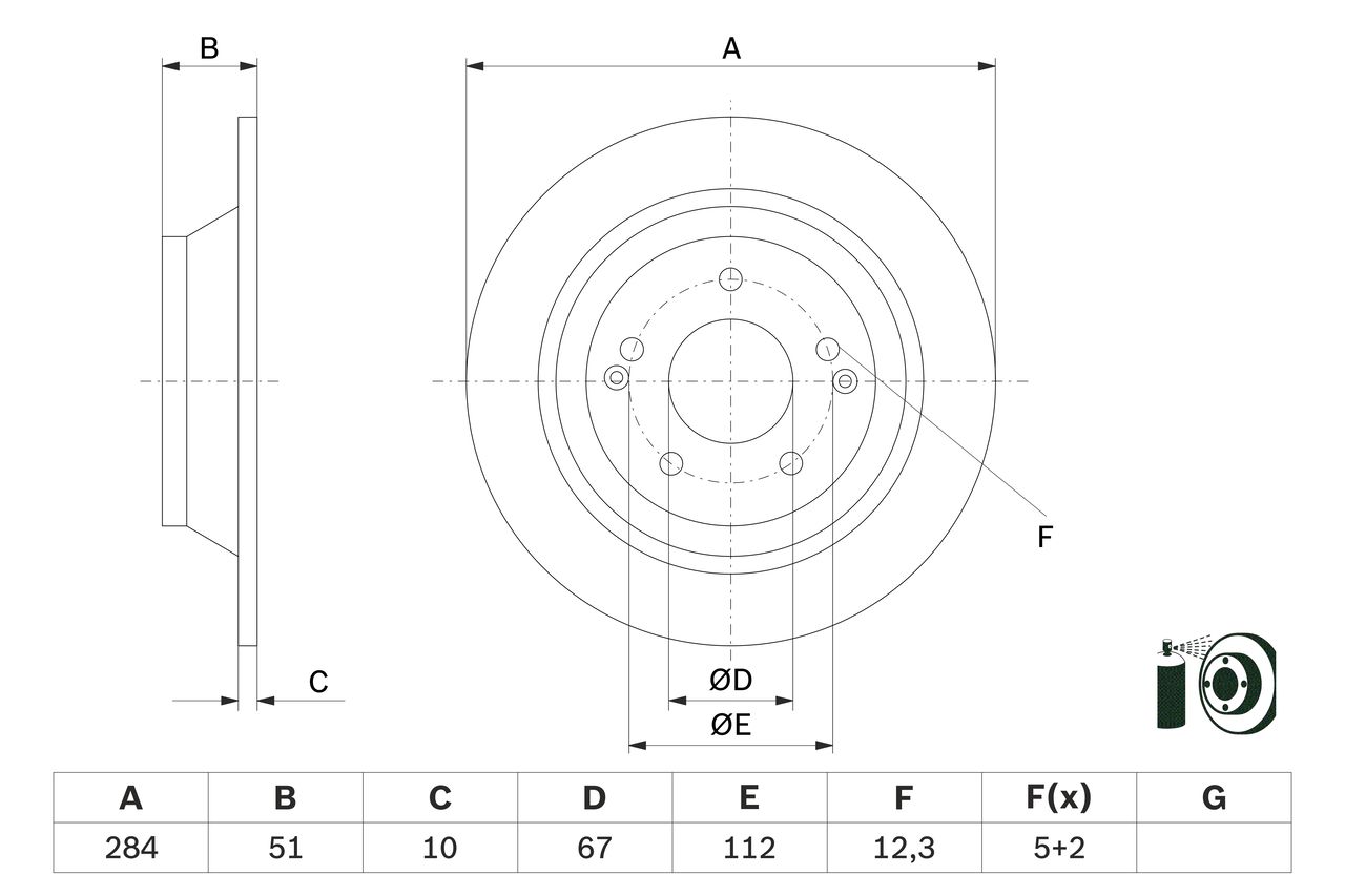 BOSCH 0 986 479 H11 - Bremsscheibe