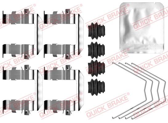 QUICK BRAKE 109-0131 - Zubehörsatz, Scheibenbremsbelag