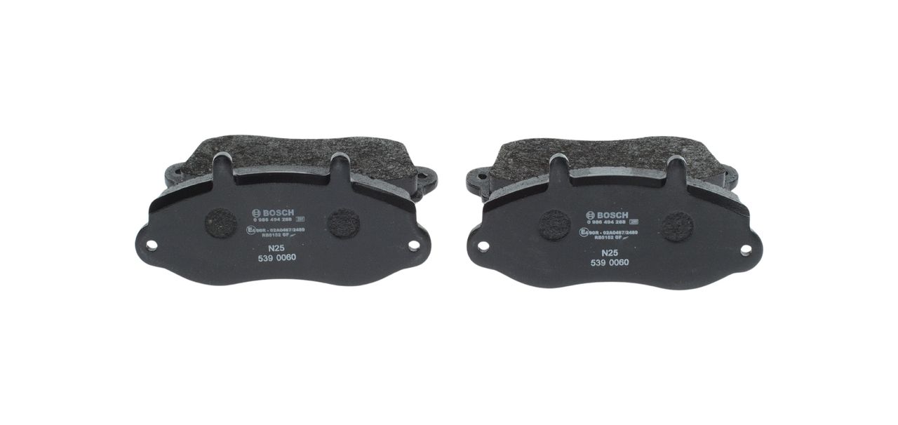 BOSCH 0 986 494 288 - Bremsbelagsatz, Scheibenbremse