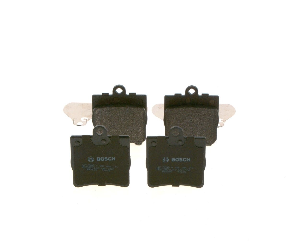 BOSCH 0 986 494 016 - Bremsbelagsatz, Scheibenbremse