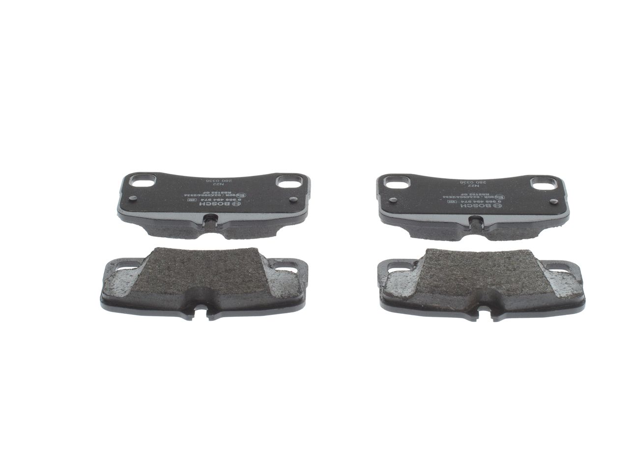 BOSCH 0 986 494 974 - Bremsbelagsatz, Scheibenbremse