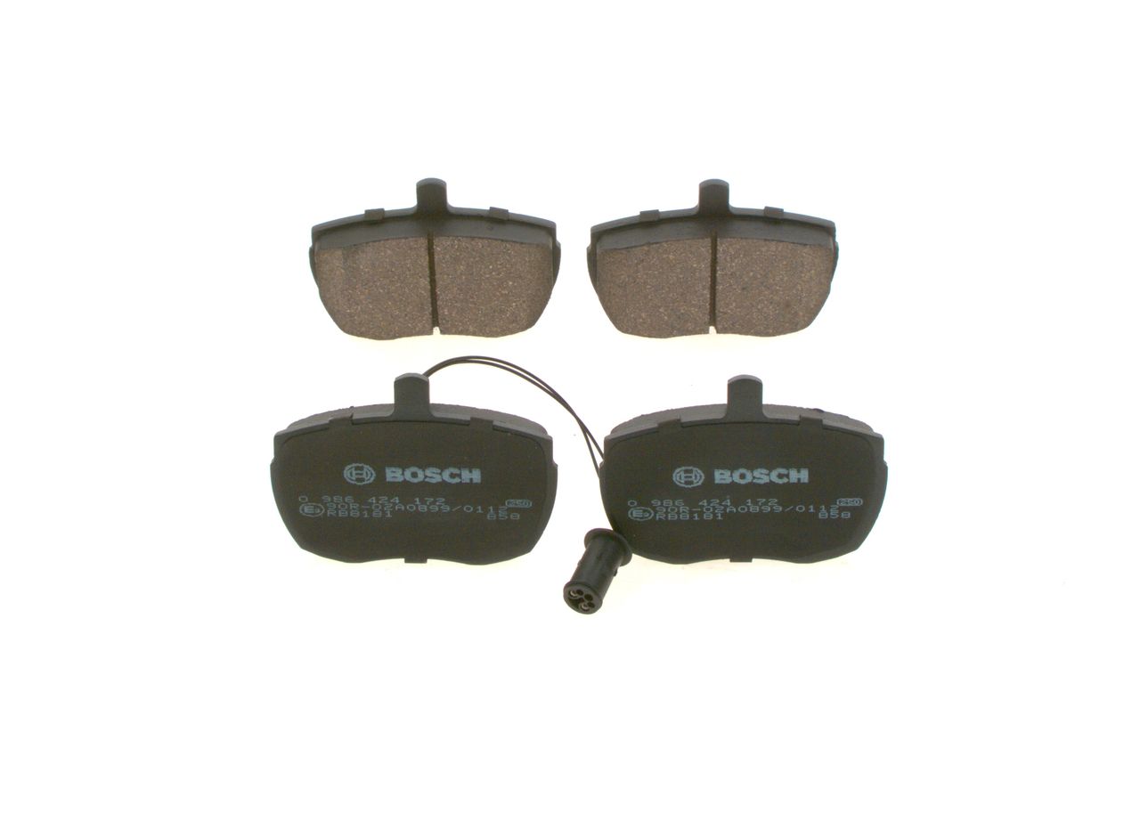 BOSCH 0 986 424 172 - Bremsbelagsatz, Scheibenbremse