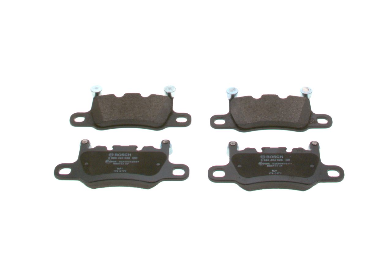 BOSCH 0 986 424 926 - Bremsbelagsatz, Scheibenbremse