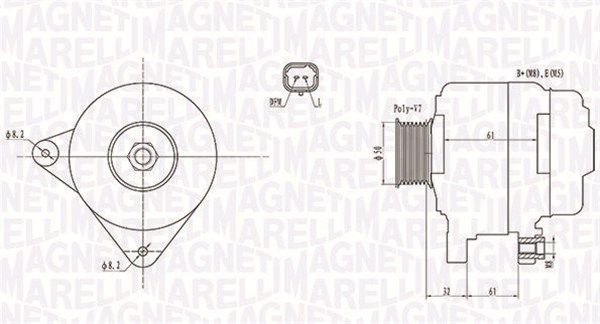 MAGNETI MARELLI 063731959010 - Generator