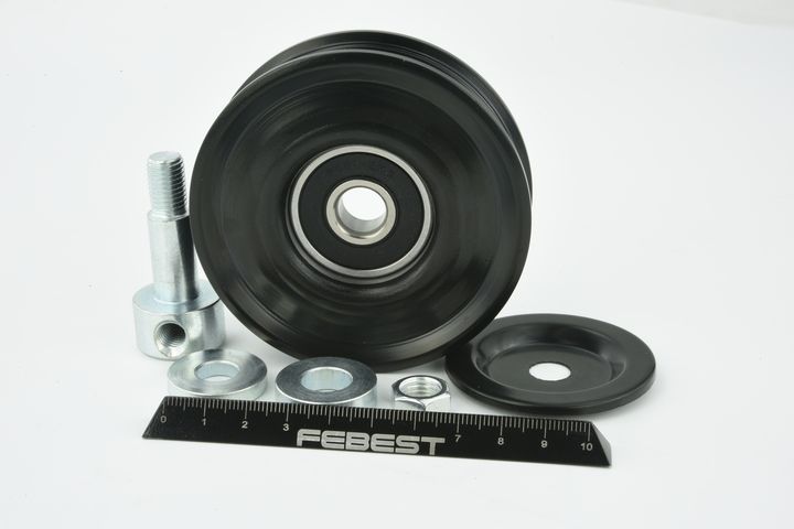 FEBEST 0287-P11E - Spannrolle, Keilrippenriemen