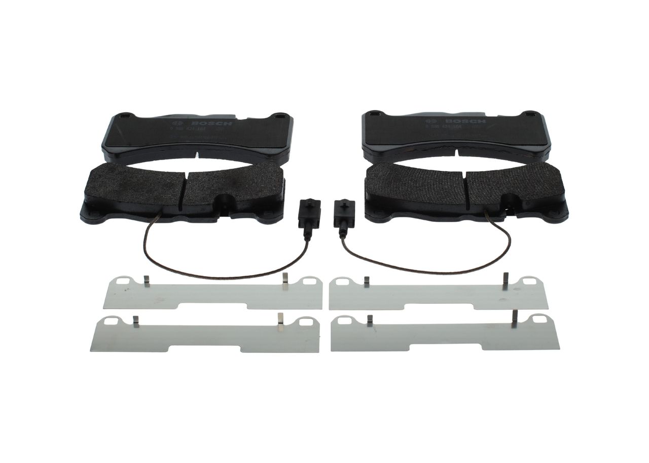 BOSCH 0 986 424 104 - Bremsbelagsatz, Scheibenbremse