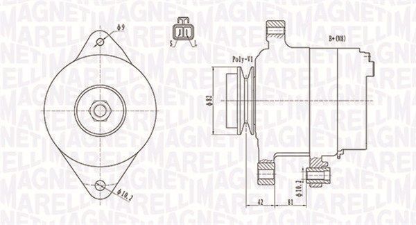 MAGNETI MARELLI 063731806010 - Generator