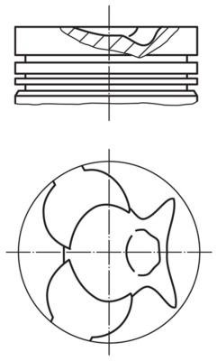 MAHLE 001 33 00 - Kolben