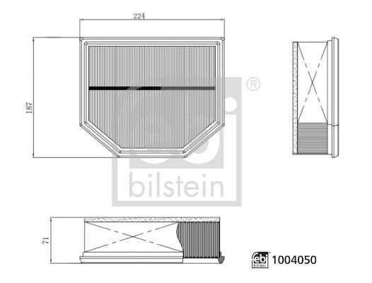 FEBI BILSTEIN 1004050 - Luftfilter