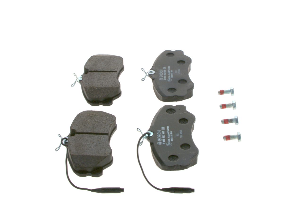 BOSCH 0 986 460 998 - Bremsbelagsatz, Scheibenbremse