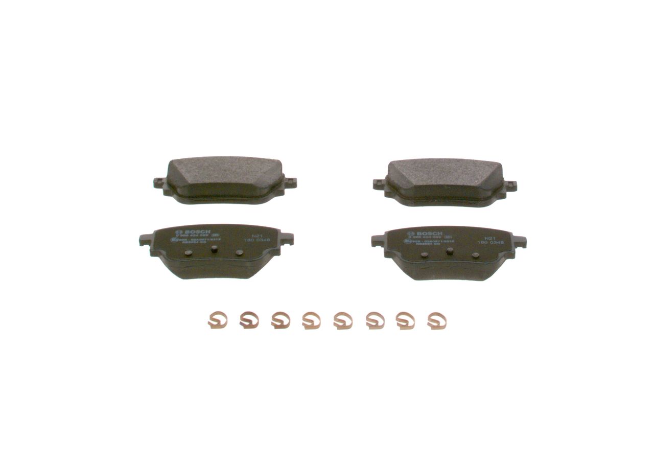 BOSCH 0 986 424 889 - Bremsbelagsatz, Scheibenbremse