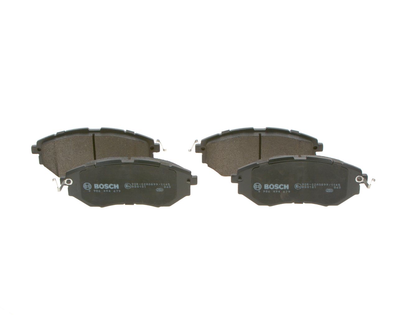 BOSCH 0 986 494 679 - Bremsbelagsatz, Scheibenbremse
