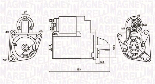 MAGNETI MARELLI 063721053010 - Starter