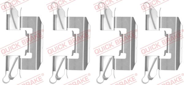 QUICK BRAKE 109-1772 - Zubehörsatz, Scheibenbremsbelag
