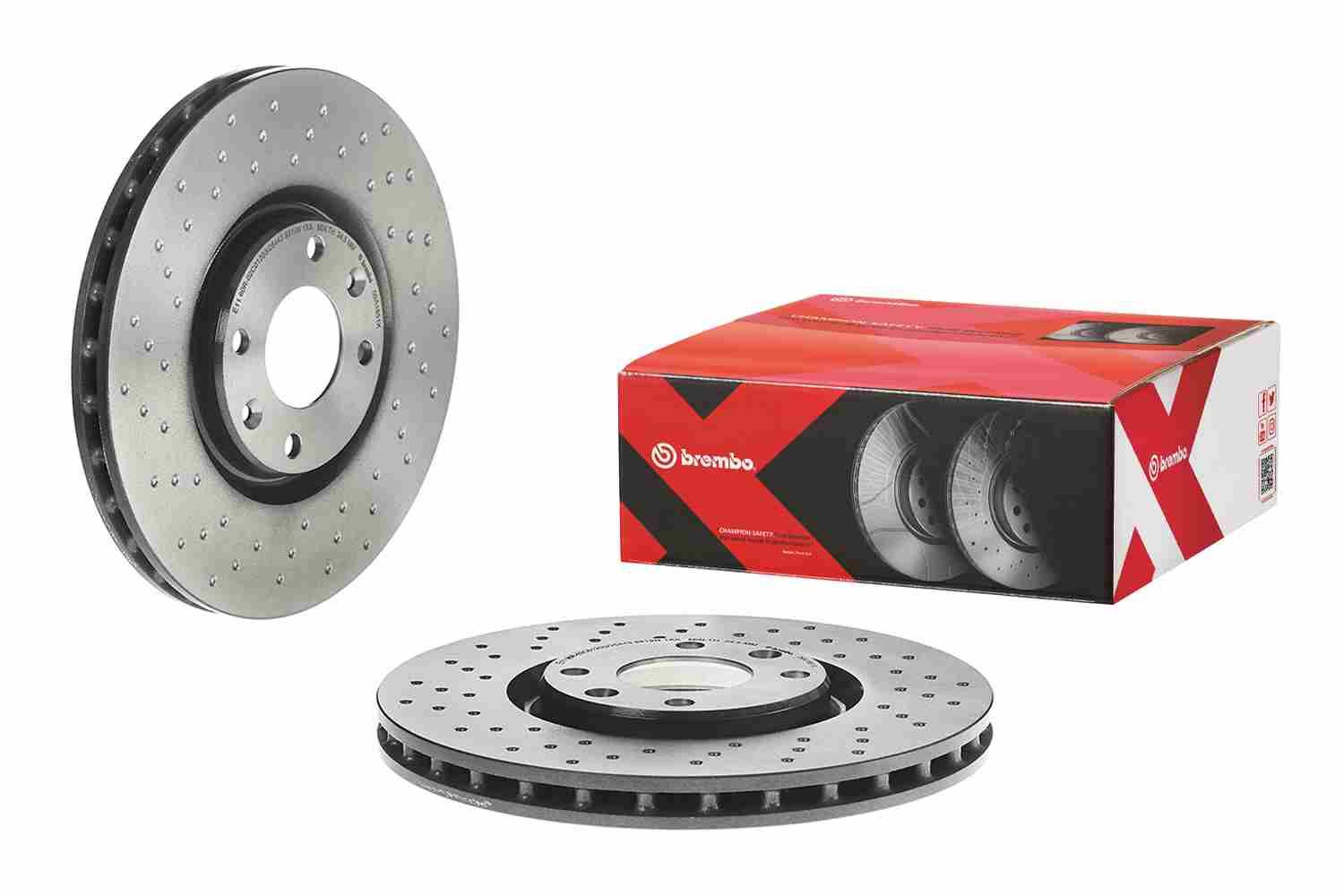 BREMBO 09.A185.1X - Bremsscheibe