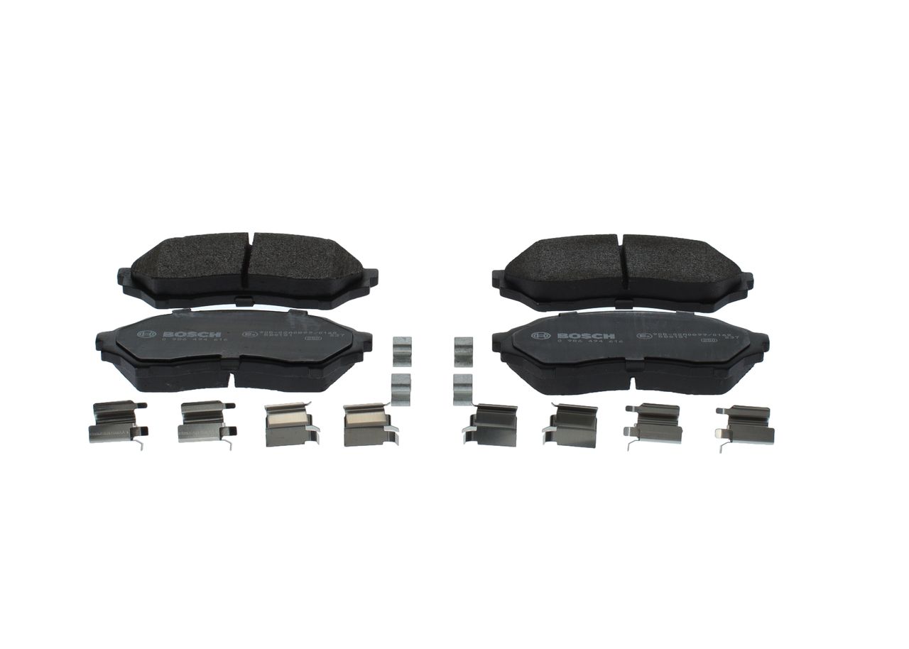 BOSCH 0 986 494 616 - Bremsbelagsatz, Scheibenbremse