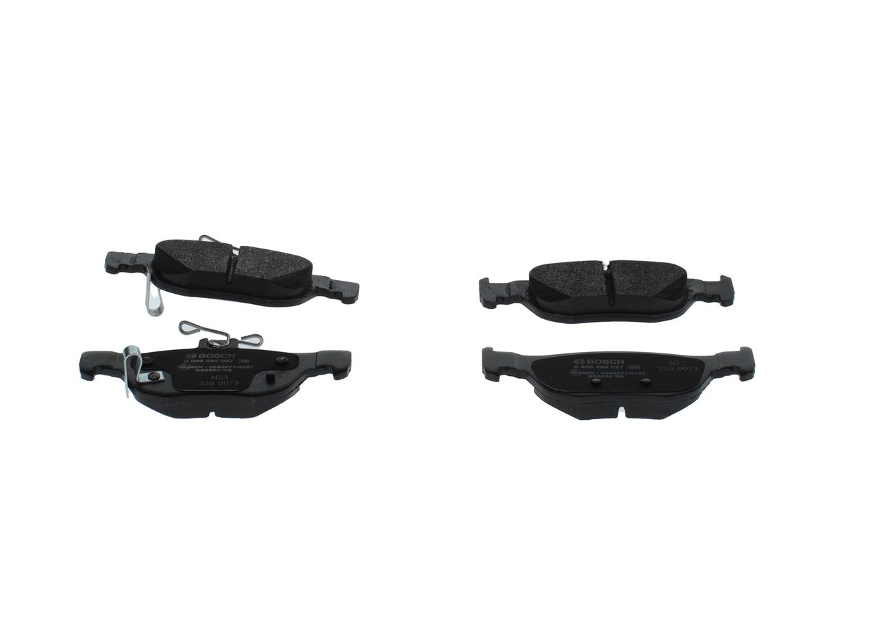 BOSCH 0 986 460 027 - Bremsbelagsatz, Scheibenbremse