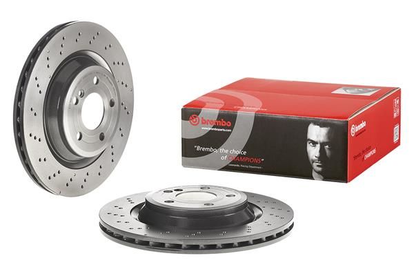 BREMBO 09.B743.51 - Bremsscheibe