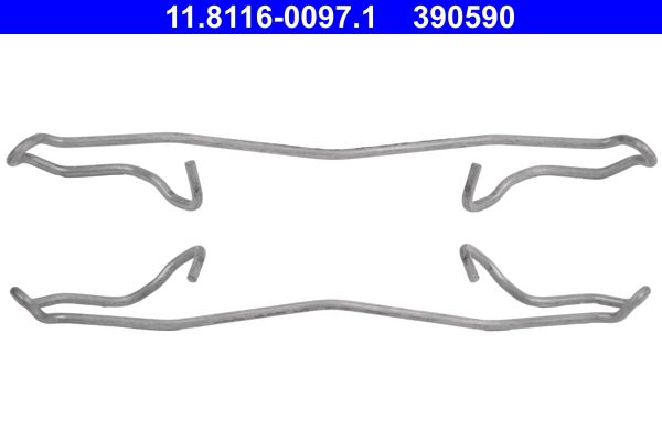 ATE 11.8116-0097.1 - Feder, Bremssattel