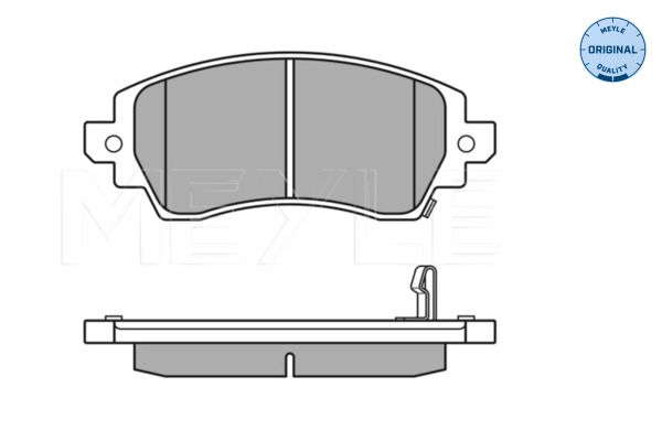 MEYLE 025 230 8818/W - Bremsbelagsatz, Scheibenbremse