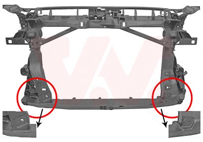 VAN WEZEL 0336678 - Frontverkleidung