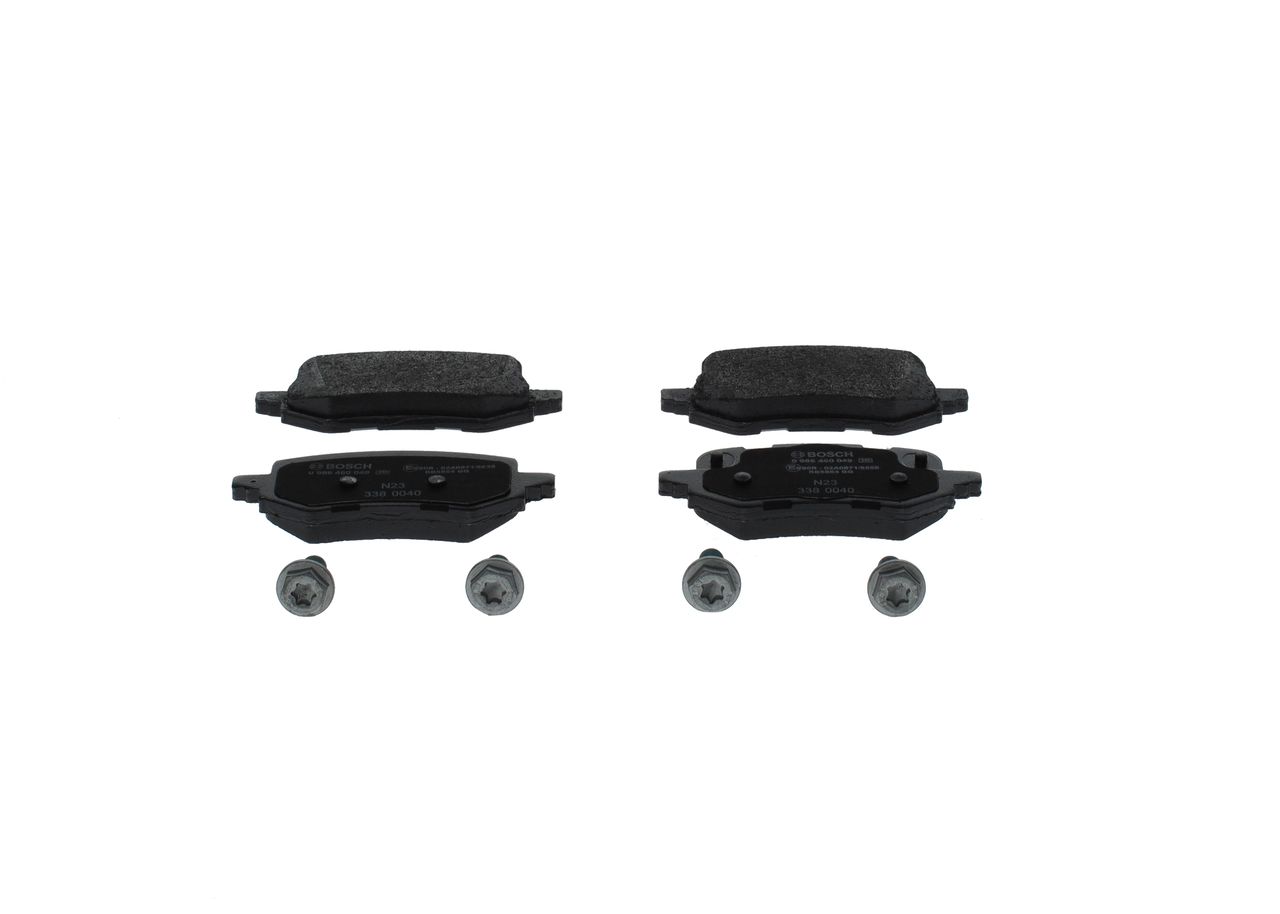 BOSCH 0 986 460 049 - Bremsbelagsatz, Scheibenbremse