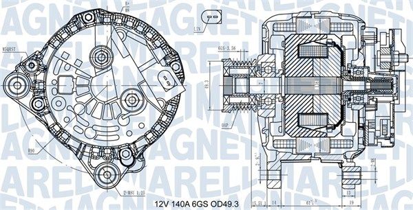 MAGNETI MARELLI 063731576710 - Generator