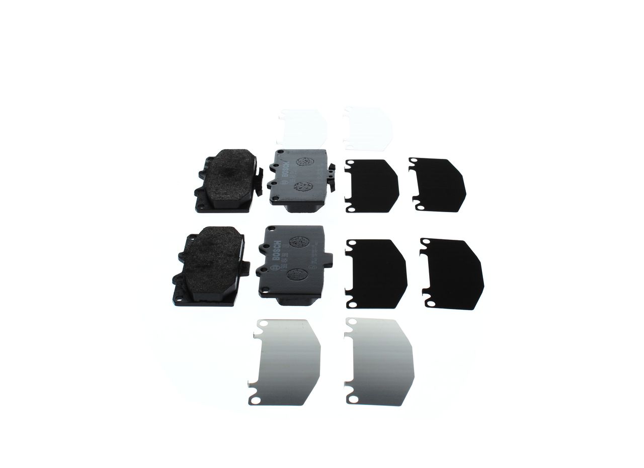 BOSCH 0 986 494 398 - Bremsbelagsatz, Scheibenbremse