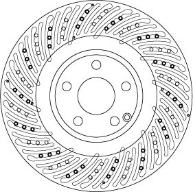 TRW DF6674S - Bremsscheibe