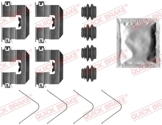 QUICK BRAKE 109-0095 - Zubehörsatz, Scheibenbremsbelag