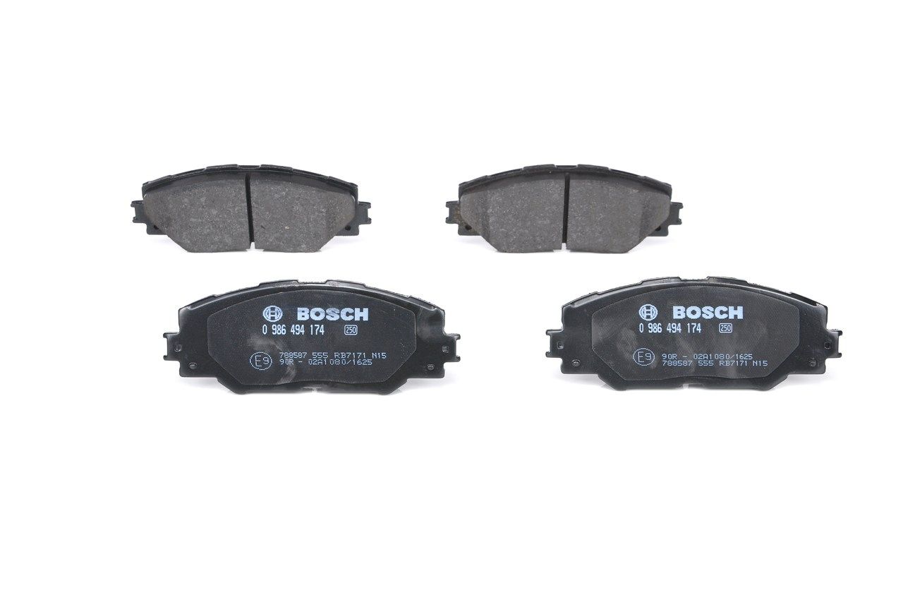 BOSCH 0 986 494 174 - Bremsbelagsatz, Scheibenbremse