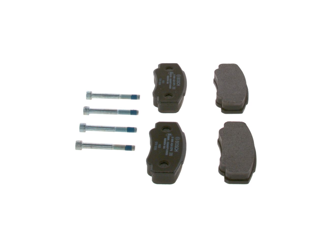 BOSCH 0 986 424 876 - Bremsbelagsatz, Scheibenbremse