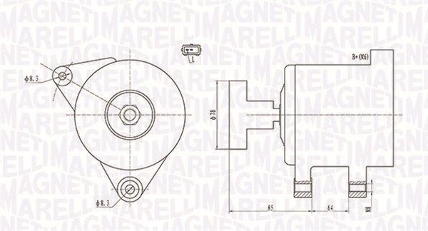 MAGNETI MARELLI 063731649010 - Generator