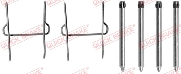 QUICK BRAKE 109-1081 - Zubehörsatz, Scheibenbremsbelag