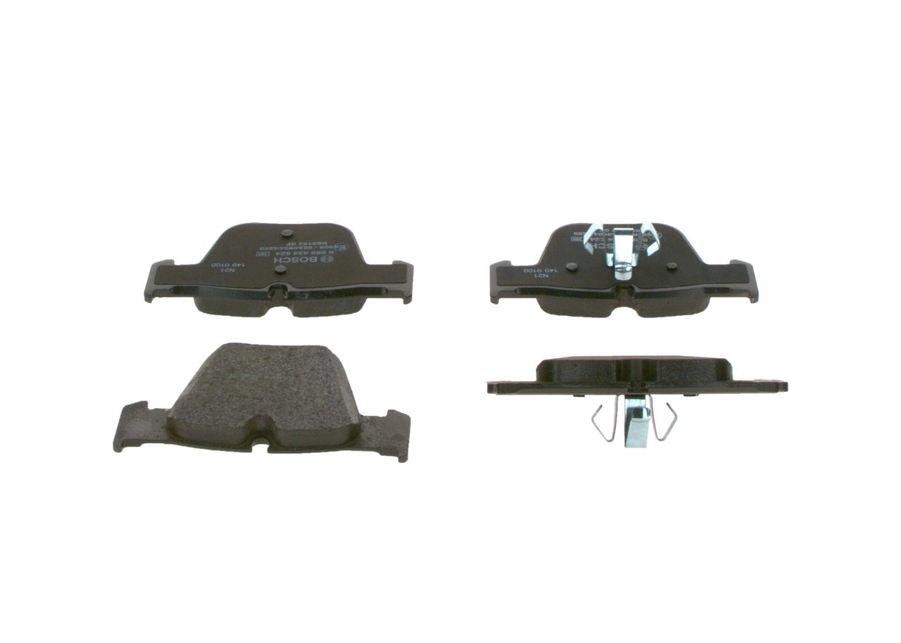 BOSCH 0 986 424 624 - Bremsbelagsatz, Scheibenbremse
