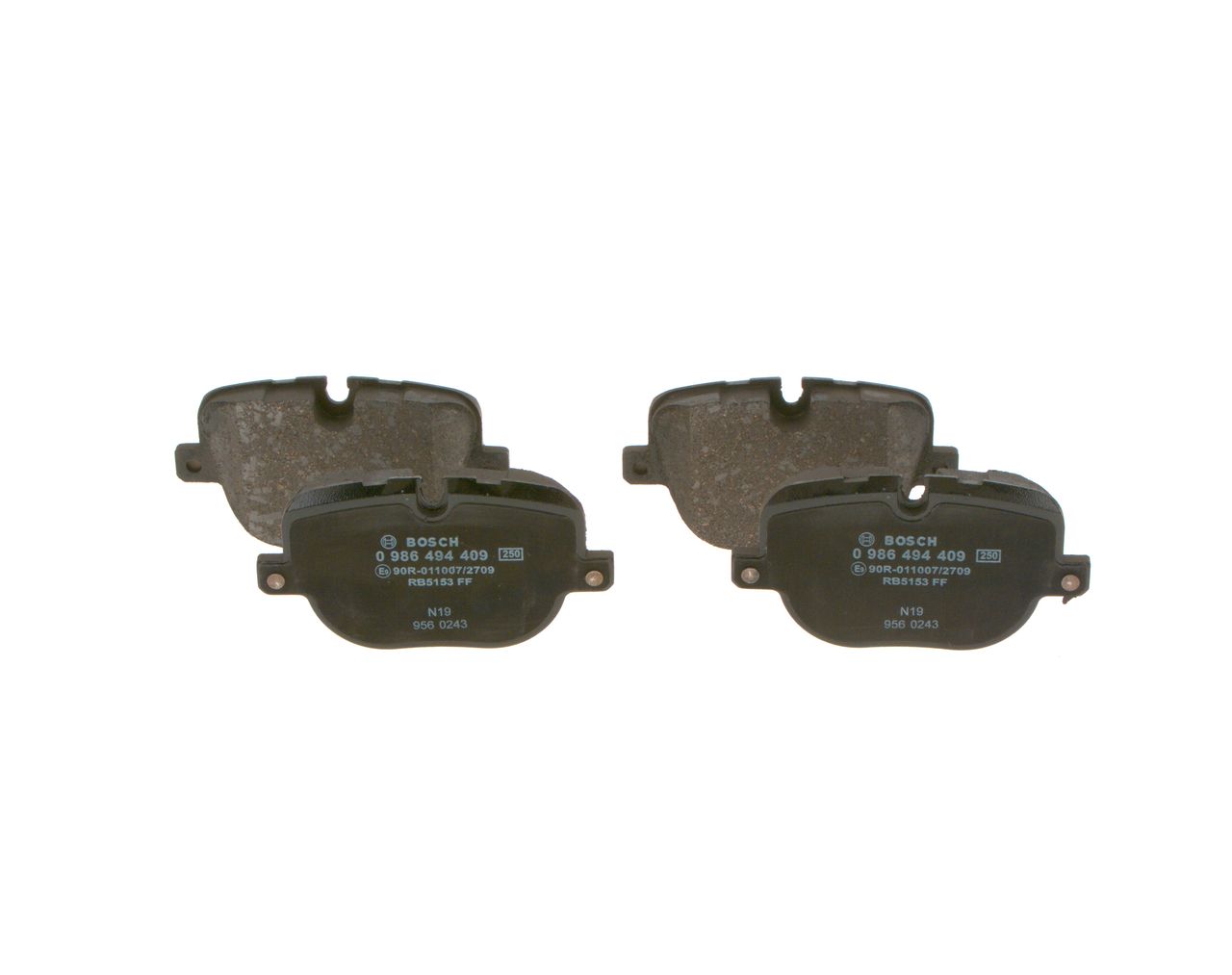 BOSCH 0 986 494 409 - Bremsbelagsatz, Scheibenbremse